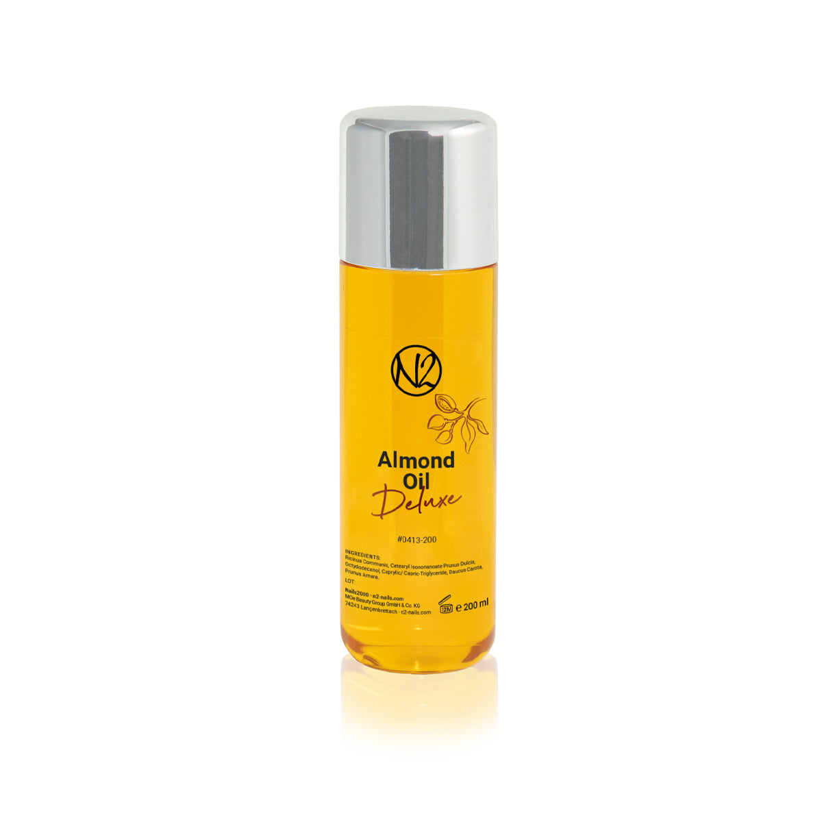 200ml Flasche mit Mandelöl.