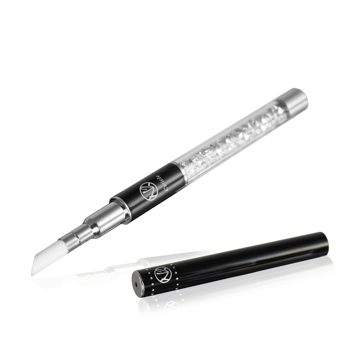 Crystal Diamond Ceramic Cuticle Pusher Pen