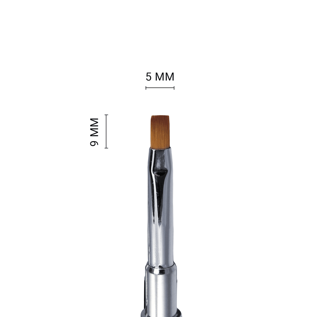 Crystal Diamond Gel Brush Flat Size 4
