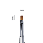 Crystal Diamond Gel Brush Flat Size 4