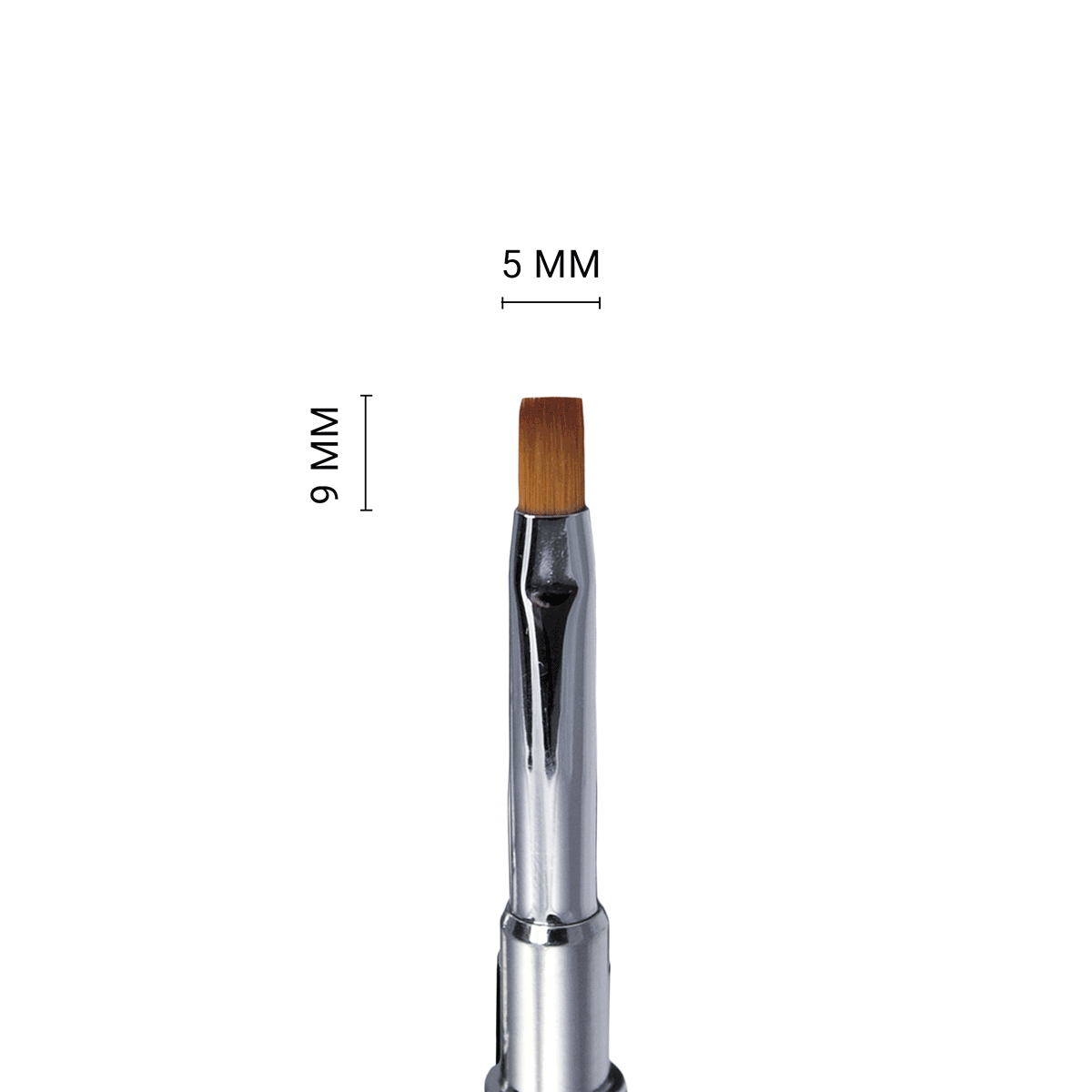 Crystal Diamond Gel Brush Flat Size 4