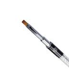 Crystal Diamond Gel Brush Flat Size 6