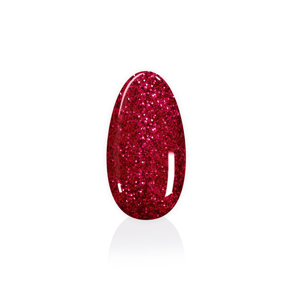 Glitter Gel Fire Red Fine