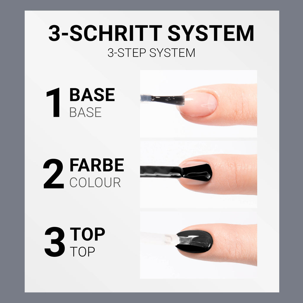 Longlife UV-Polish Dark Grey