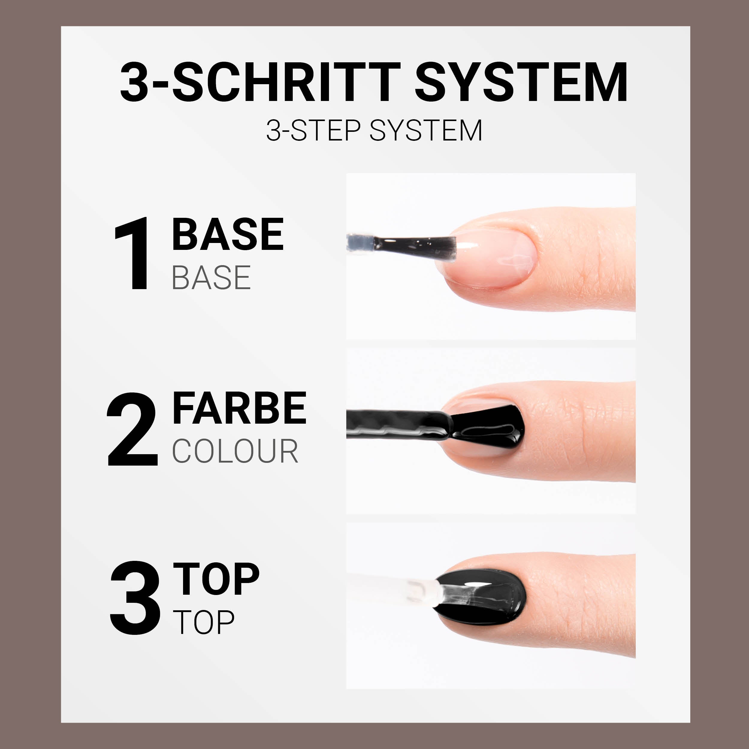 Longlife UV-Lack Dark Nude