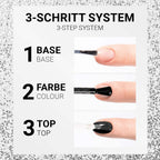 Longlife UV-Polish Egg Shell Matt Black