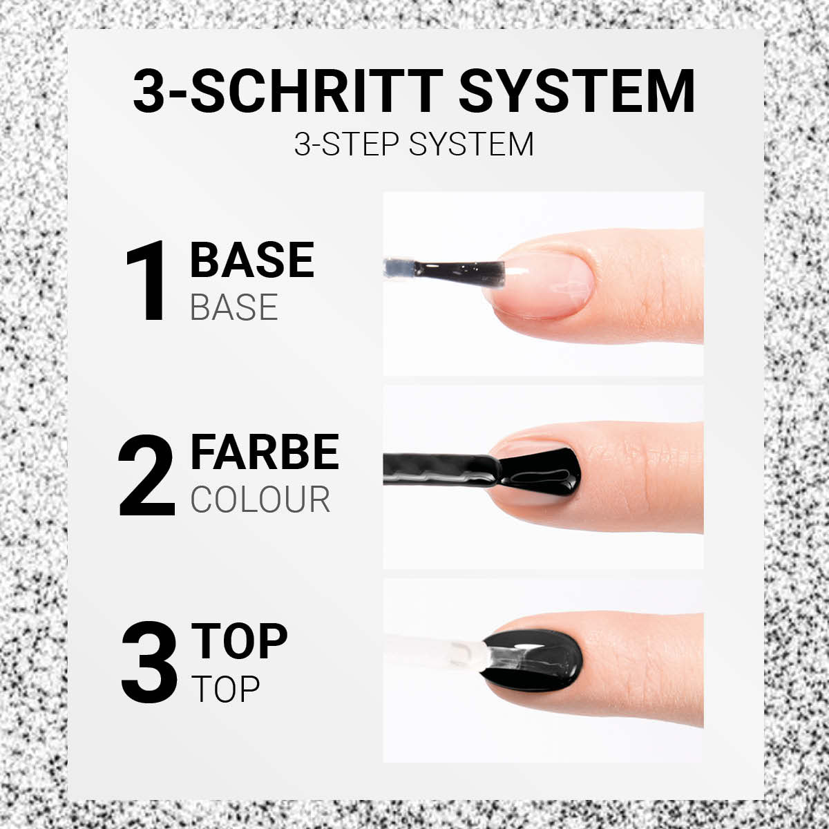Longlife UV-Polish Egg Shell Matt Black
