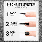 Longlife UV-Polish Glitter Moonlight Black