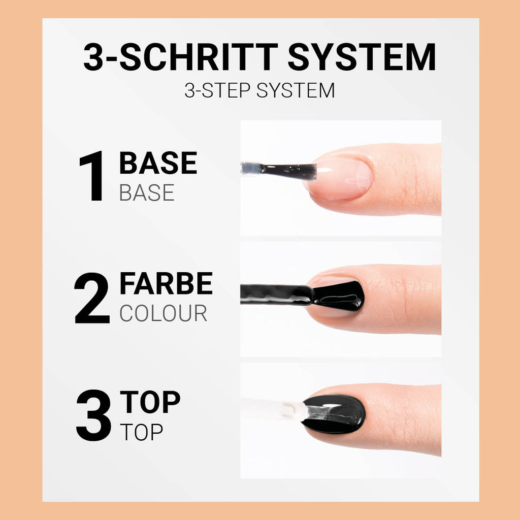 Longlife UV-Polish Rubber Base Pastel Orange