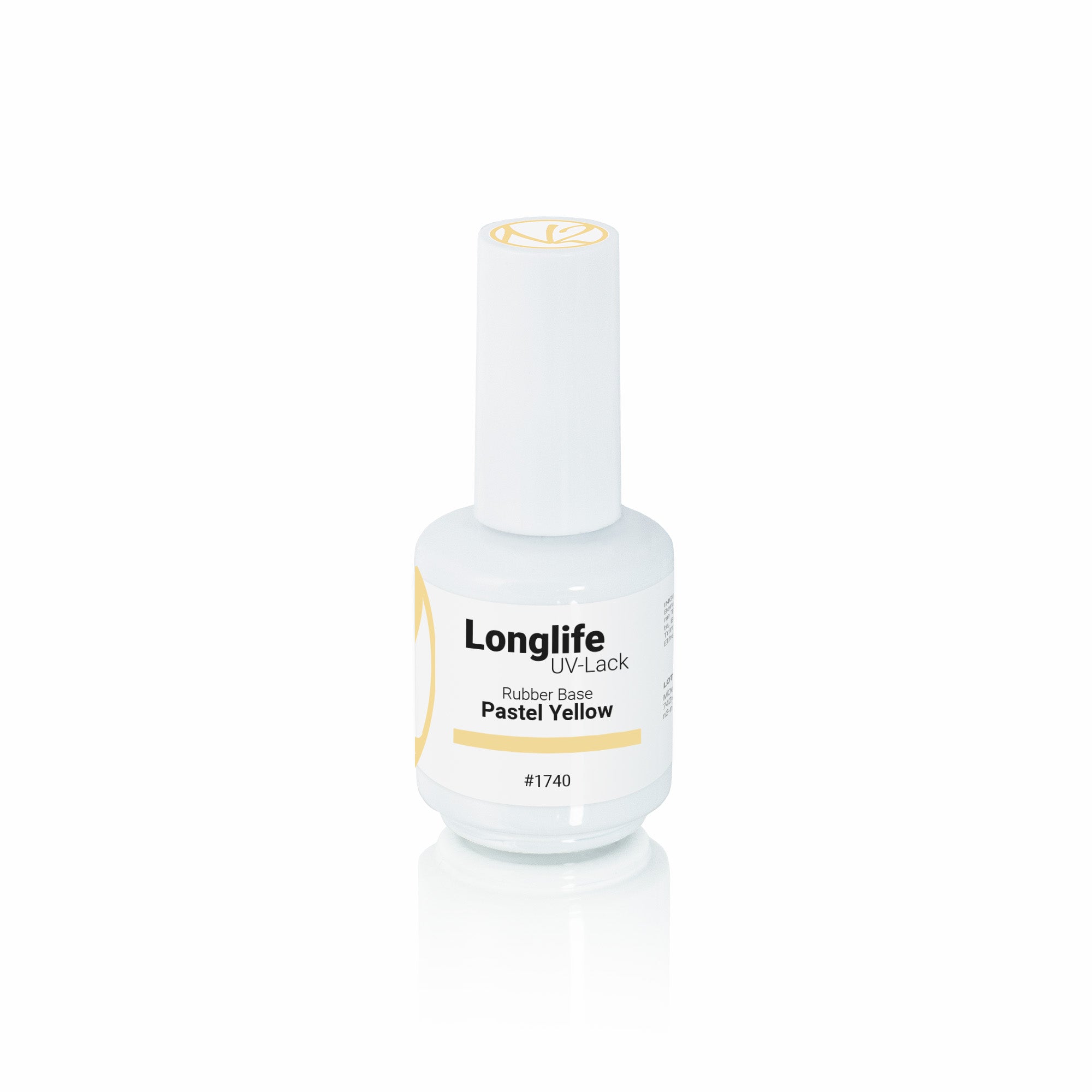 Longlife UV-Lack Rubber Base Pastel Yellow