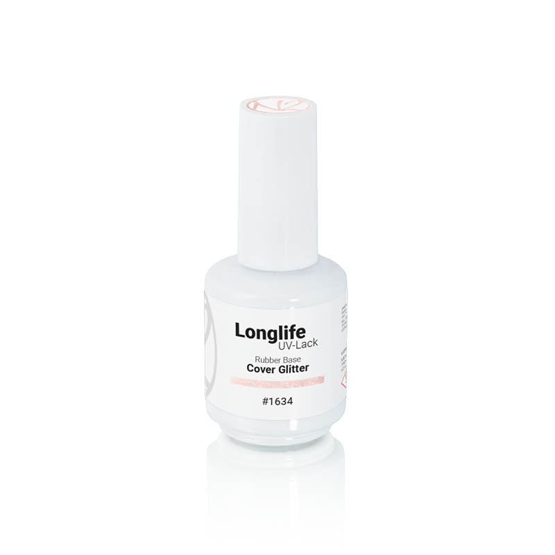 Longlife UV-Lack Rubber Base Cover Glitter