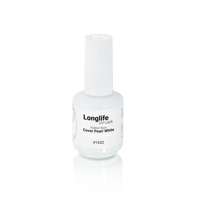 Longlife UV-Lack Rubber Base Cover Pearl White
