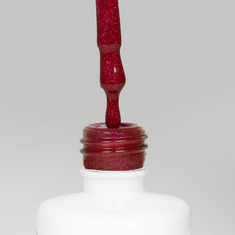 Longlife UV-Lack Glitter Bordeaux Fine