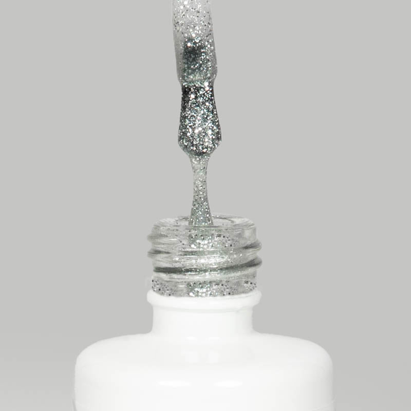 Longlife UV-Lack Glitter White Silver