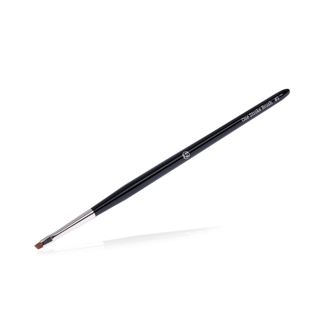 One Stroke Pinsel in der Größe 3 mit schwarzem Stil.