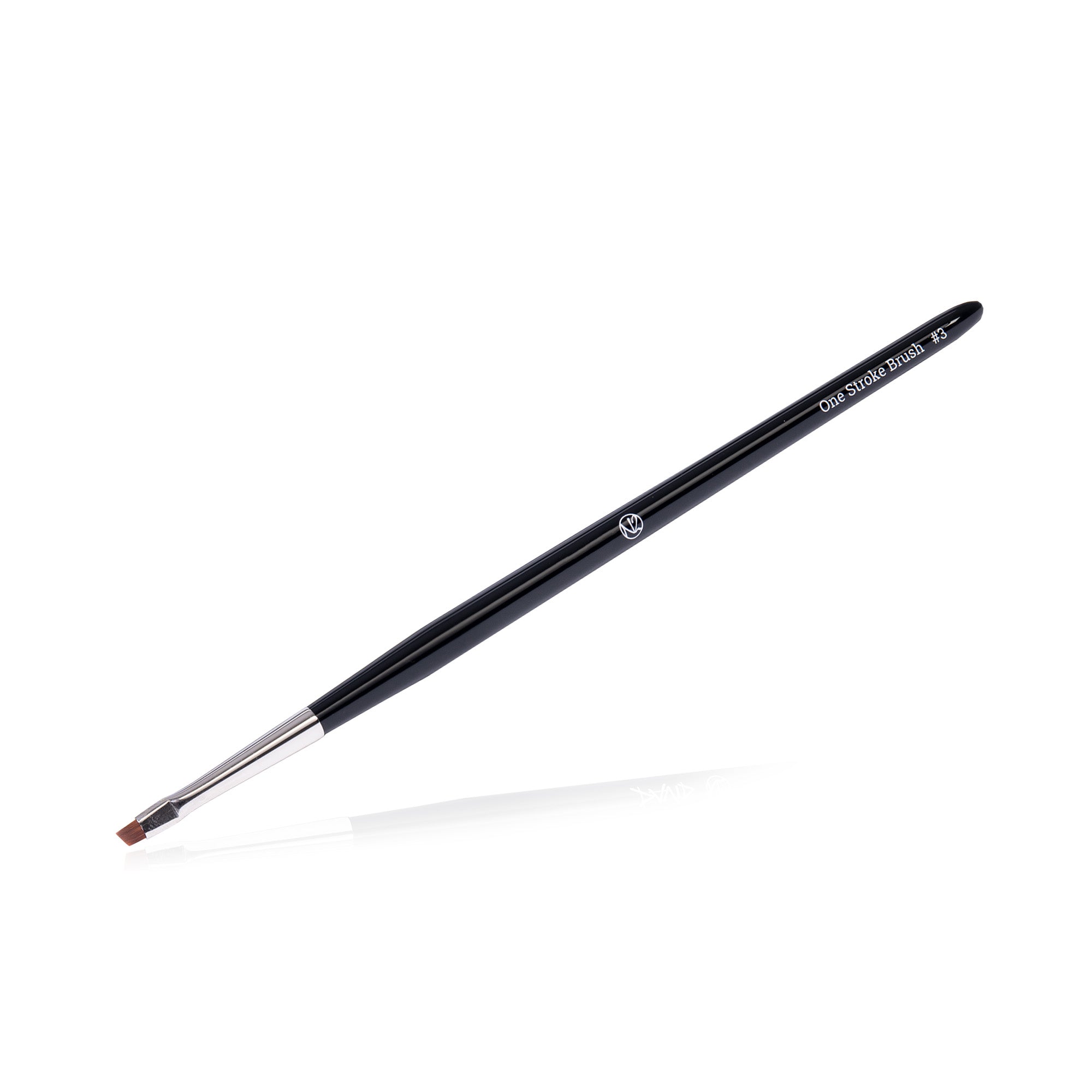 One Stroke Pinsel in der Größe 3 mit schwarzem Stil.