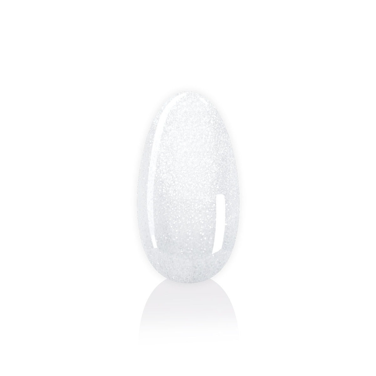 Longlife UV-Lack Rubber Base Cover Sparkling White